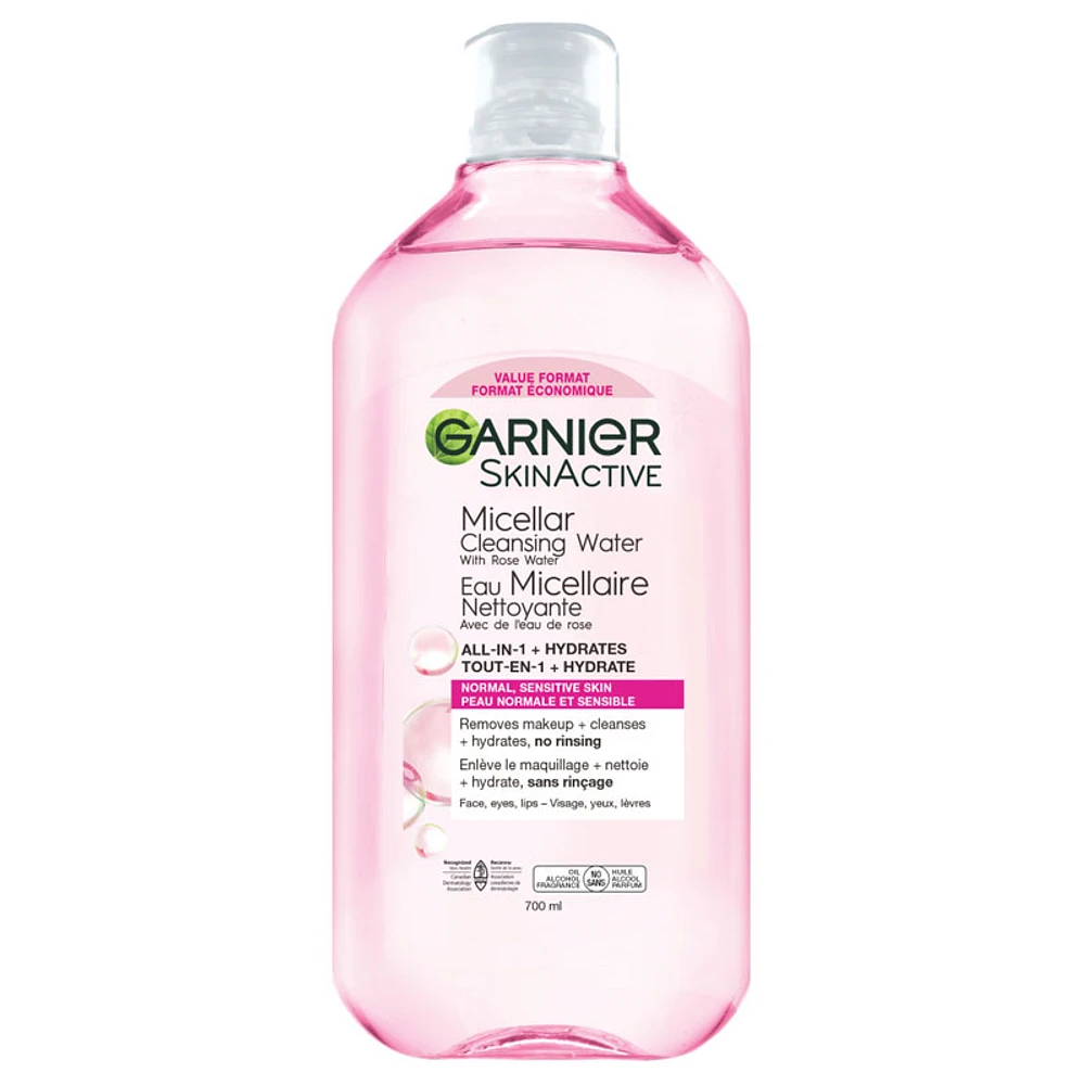 Garnier SkinActive Micellar Cleansing Water - Rose Water - 700ml