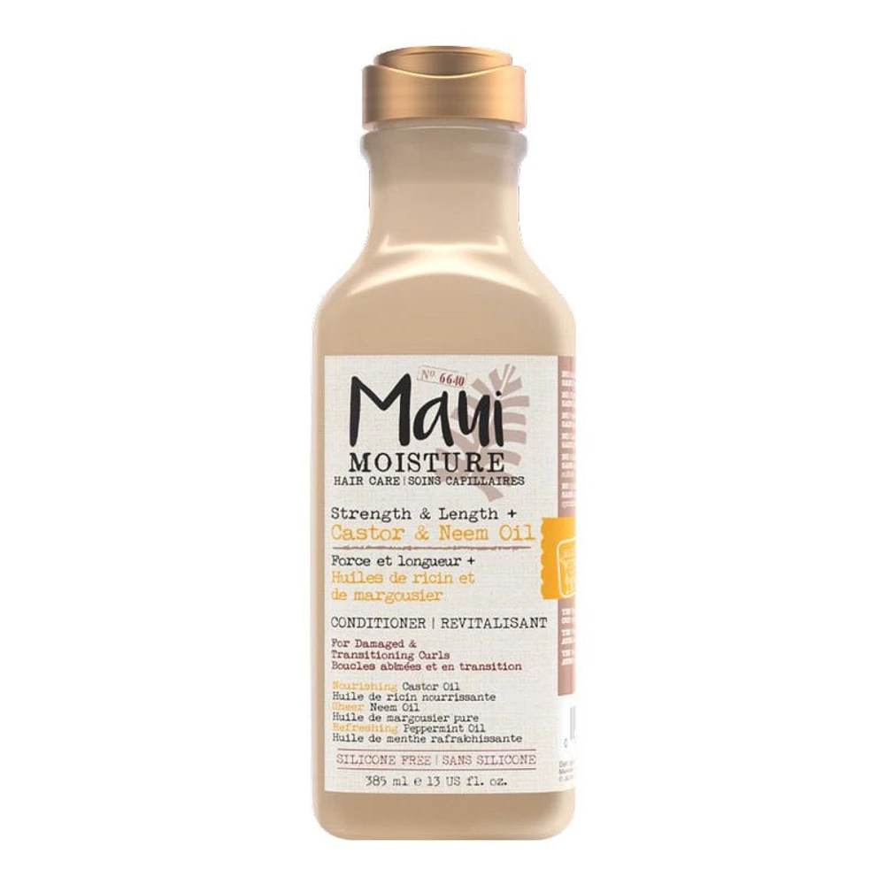 Maui Moisture Strength and Length + Castor and Neem Oil Conditioner - 385ml