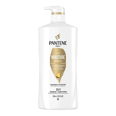 Pantene PRO-V 2 in 1 Daily Moisture Renewal Shampoo/Conditioner - 530ml