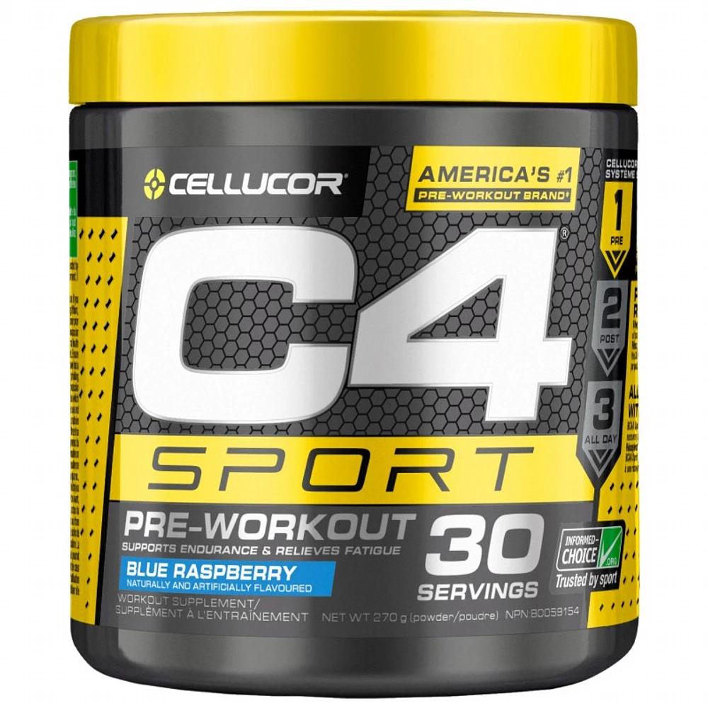 Nutrabolt C4 Sport Pre-Workout - Blue Raspberry - 270g