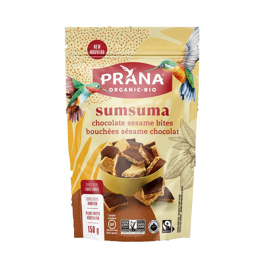 Prana Chocolate Sumsuma Squares - 150g