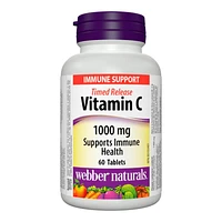 Webber Naturals Timed Release Vitamin C Tablets - 1000mg - 60's