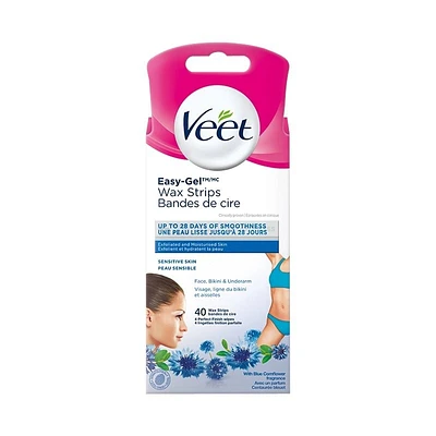 Veet Easy-Gel Wax Strips - 40's