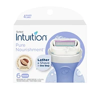 Schick Intuition Pure Nourishment Women's Razor Refills - 6's