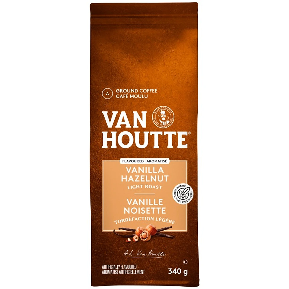 Van Houtte Ground Coffee - Vanilla Hazelnut - 340g