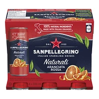 Sanpellegrino Naturali Sparkling Water - Aranciata Rossa - 6 x 330ml