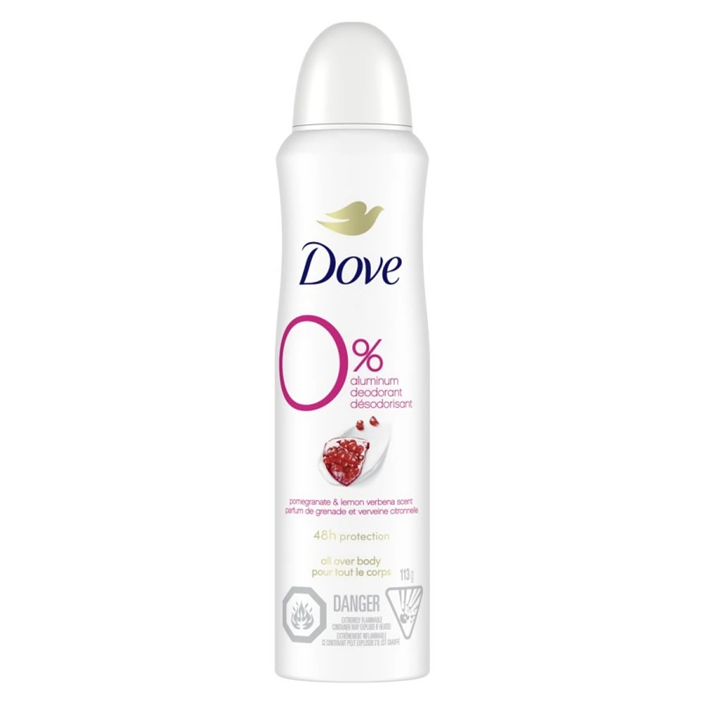 Dove Dry Spray - Pomegranate & Lemon Verbena Scent - 113g