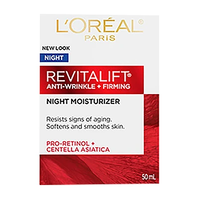 L'Oreal Revitalift Anti-Wrinkle+ Firming Night Moisturizer - 50ml