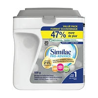 Similac Pro-Advance Step 1 Baby Formula Baby Food Powder - 859g