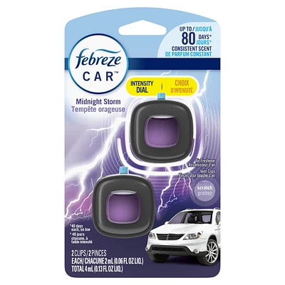 Febreze Auto Midnight Storm - 2 Count