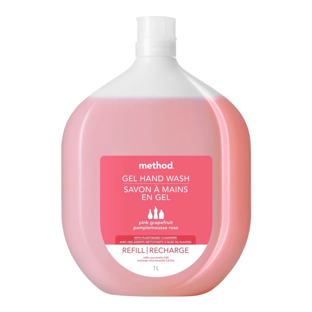 Method Gel Hand Wash - Pink Grapefruit - 1L