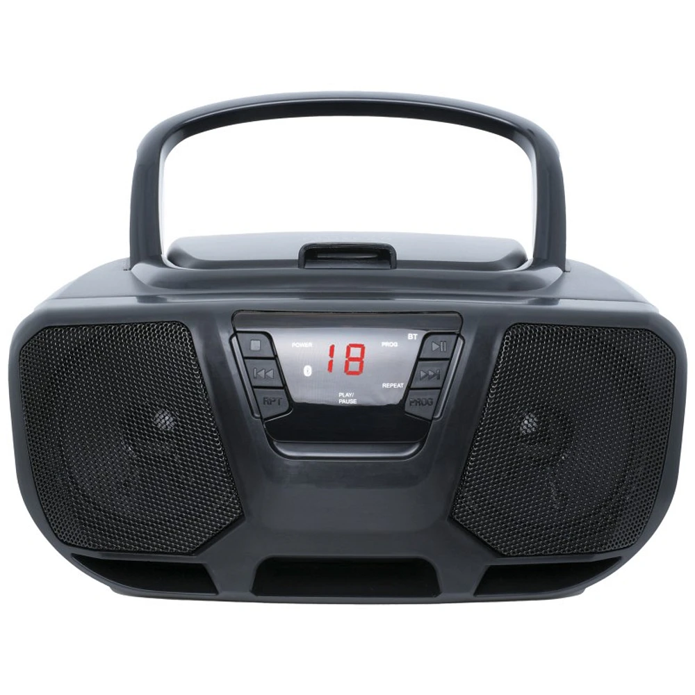 Proscan CD Boombox with FM Radio - PRCD280BT-B