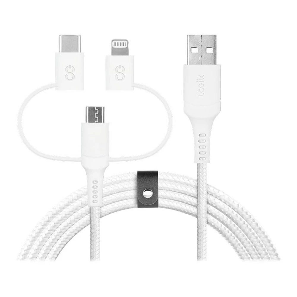 LOGiiX 3-in-1 Multicable - White