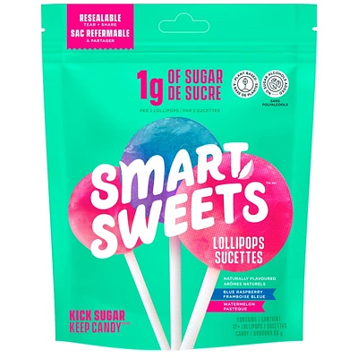 Smart Sweets Lollipops - 86g