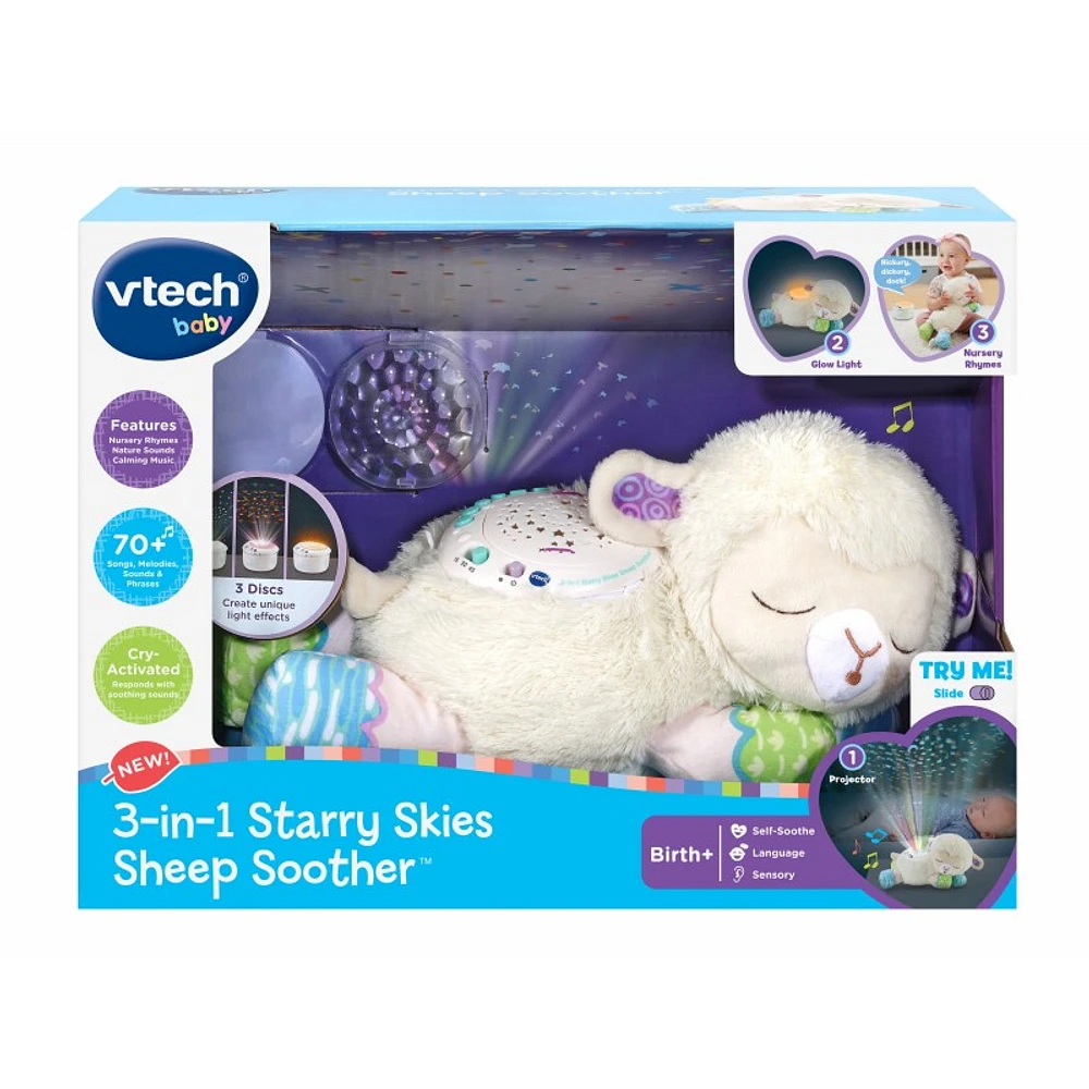 Vtech Baby 3 In 1 Starry Skies Sheep Soother