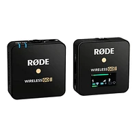 Rode Wireless GO II Digital Microphone System - Black - ROD-WIRELESSGO2SINGLE