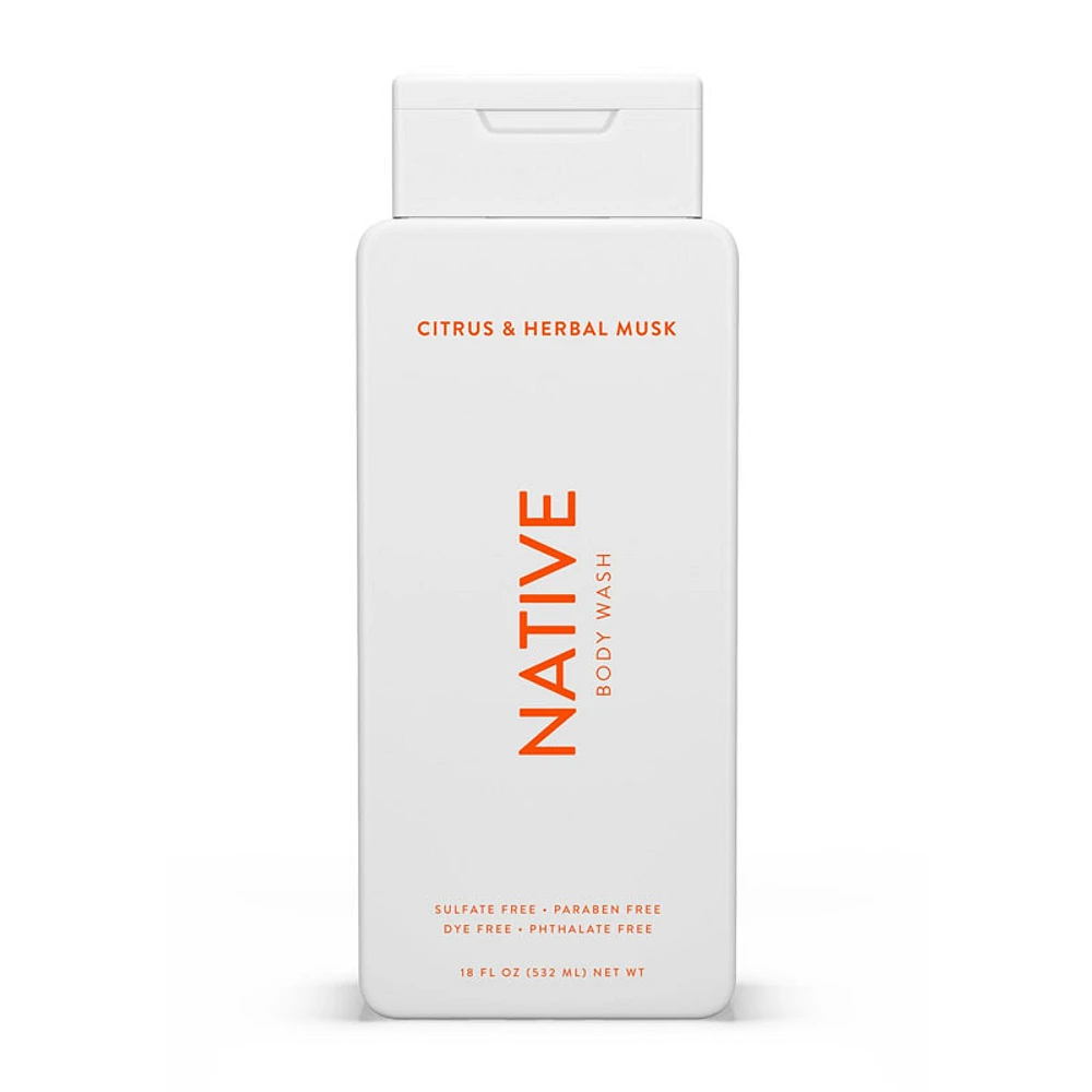 Native Body Wash Citrus and Herbal Musk - 532ml