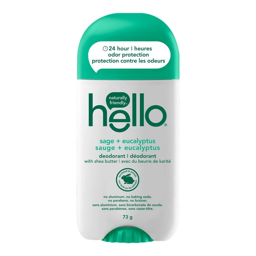 Hello Deodorant - Sage + Eucalyptus - 73g