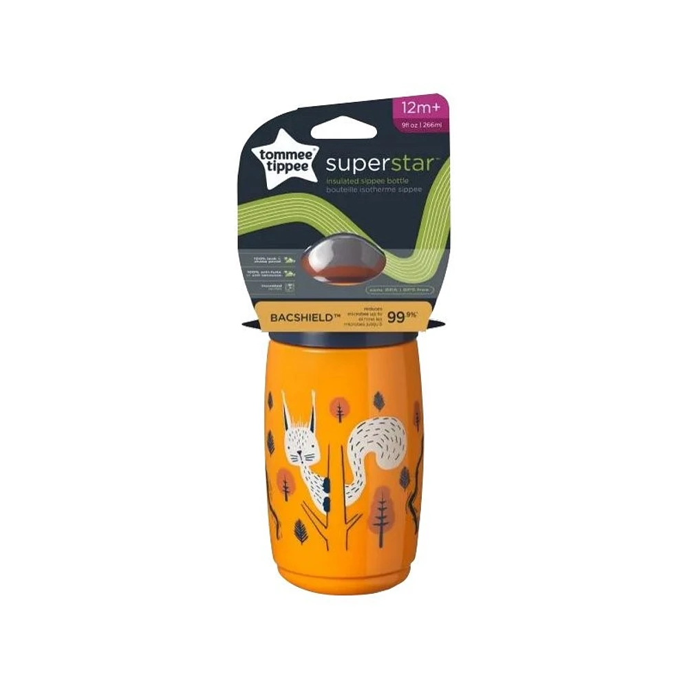 Tommee Tippee Insulated Toddler Cup - Orange - 266ml