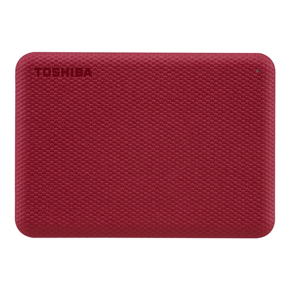 Toshiba Canvio Advance Portable Hard Drive - Red - 4TB - HDTCA40XR3CA