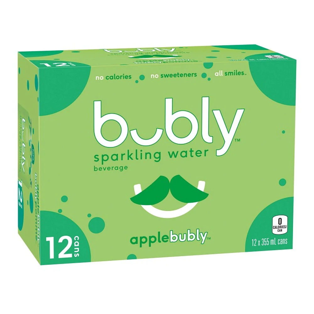 Bubly Sparkling Water - Apple - 12x355ml