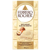 Ferrero Rocher Premium White Chocolate Bar - Hazelnut Bar - 90g