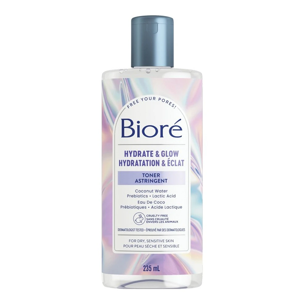 Biore Hydrate & Glow Toner Astringent - 235ml