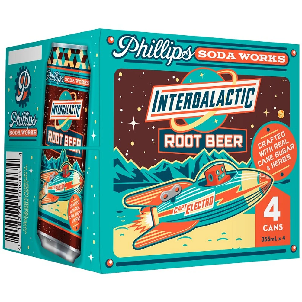 Phillips Intergalactic Root Beer - 4x355ml