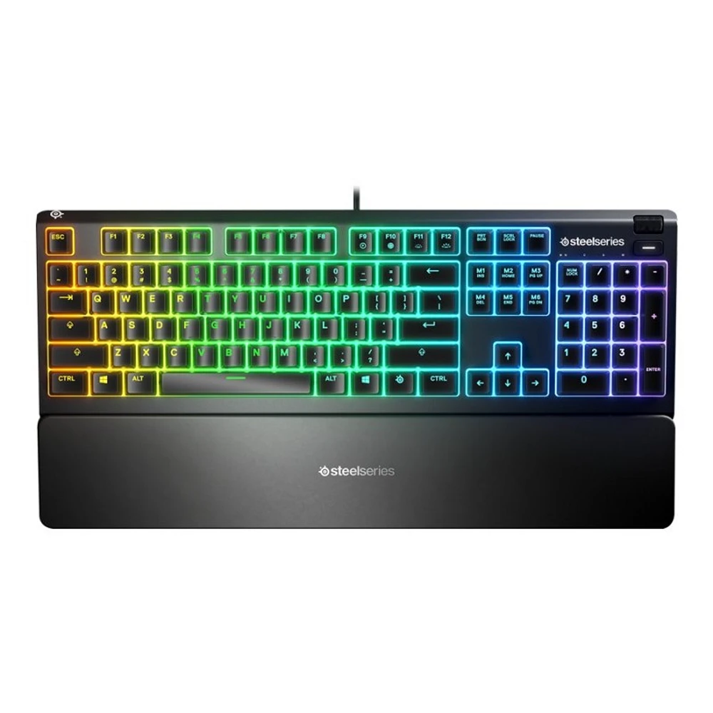 SteelSeries Apex 3 Water Resistant Gaming Keyboard - Black - 64795