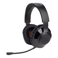 JBL Quantum 350 Wireless Gaming Headset - Black - JBLQ350WLBLKAM