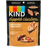 Kind Dipped Clusters - Dark Chocolate Almond Butter - 113g