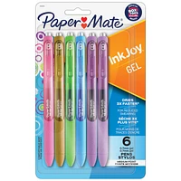 Paper Mate InkJoy Gel Retractable Pens - 0.7mm - 6pk