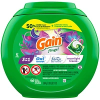 Gain Flings 3 in 1 Laundry Detergent - Moonlight - 42s