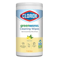 Green Works Cleaning Wipes - Simply Lemon - 75s