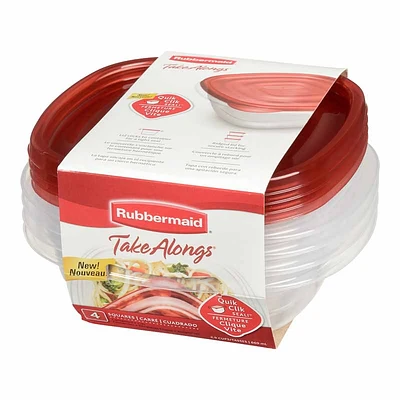 Rubbermaid TakeAlongs - Sandwich - 4 pack