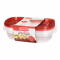 Rubbermaid TakeAlongs - Large Rectangle - 3 x 887ml