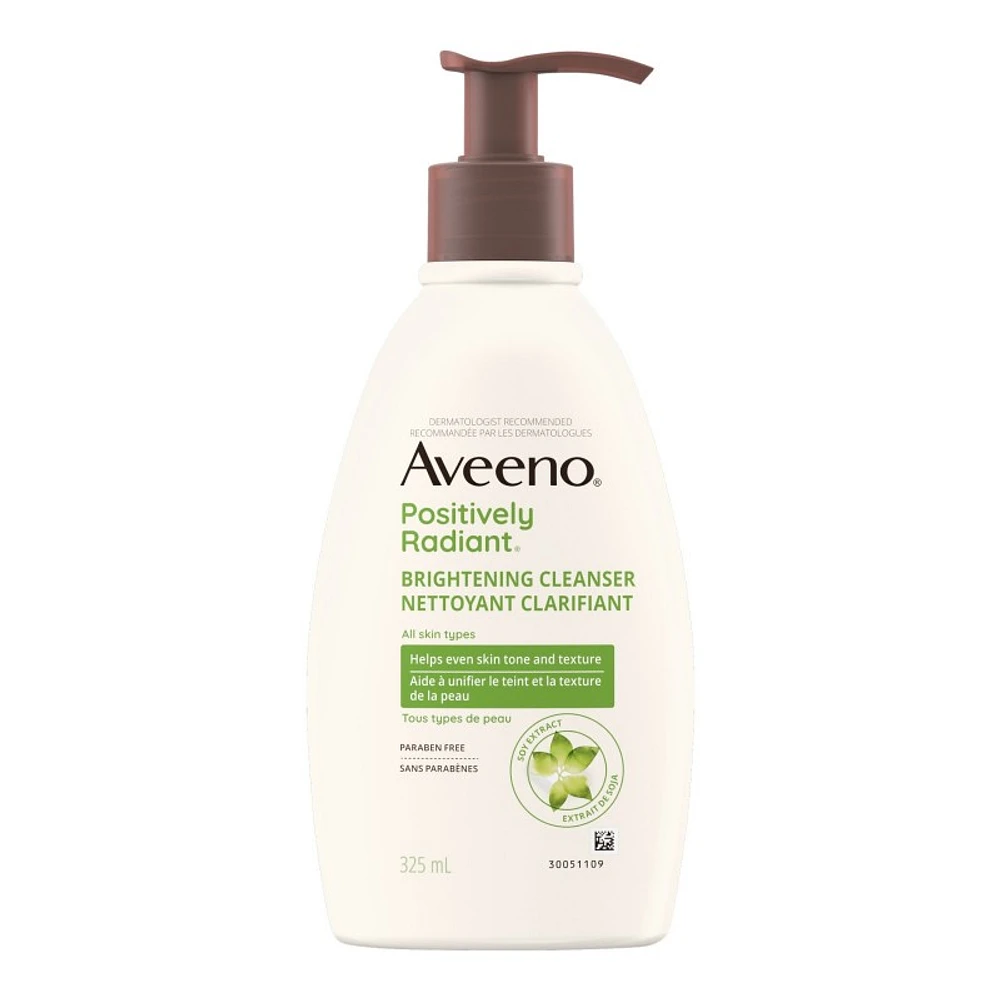 Aveeno Positively Radiant Brightening Cleanser - 325ml