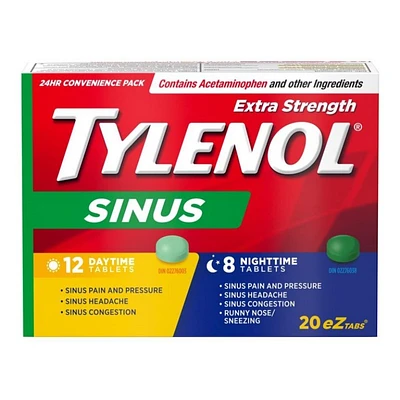 Tylenol* Extra Strength Sinus eZ Tabs - 20'sï¿½ ï¿½