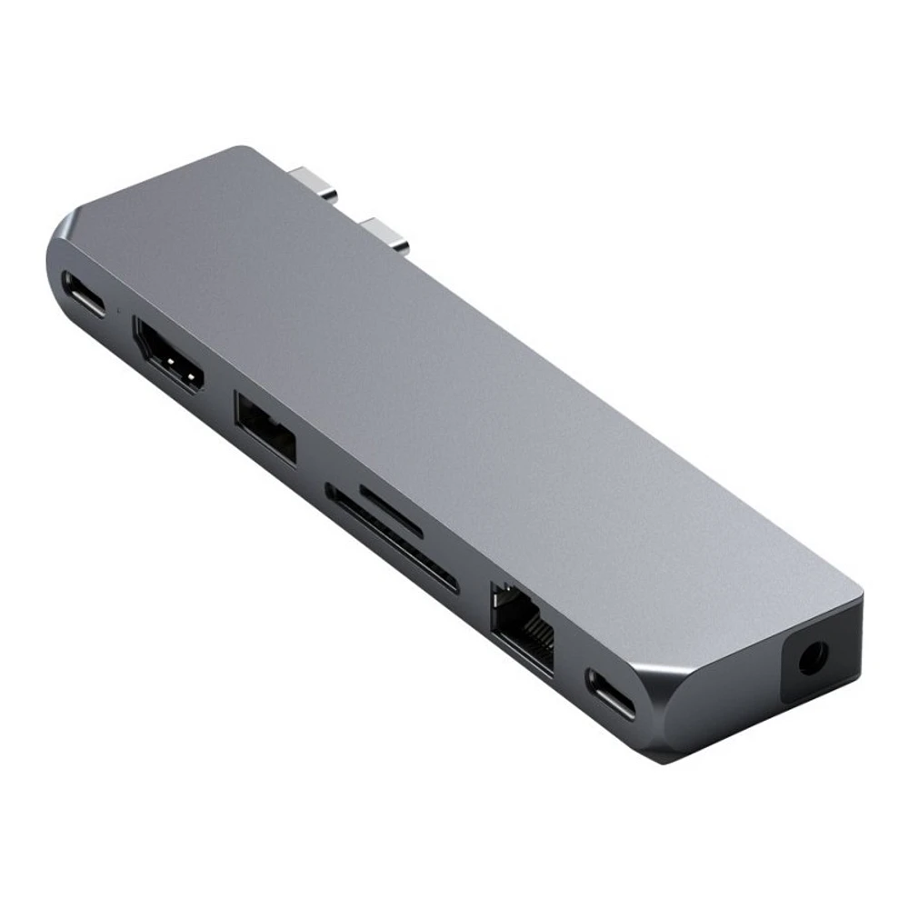 Satechi Pro Hub Max Dual USB-C Docking Station - Space Grey - ST-UCPHMXM