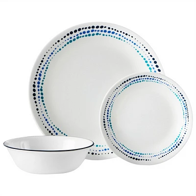 Corelle Ocean Blues Set - 12pc - Round