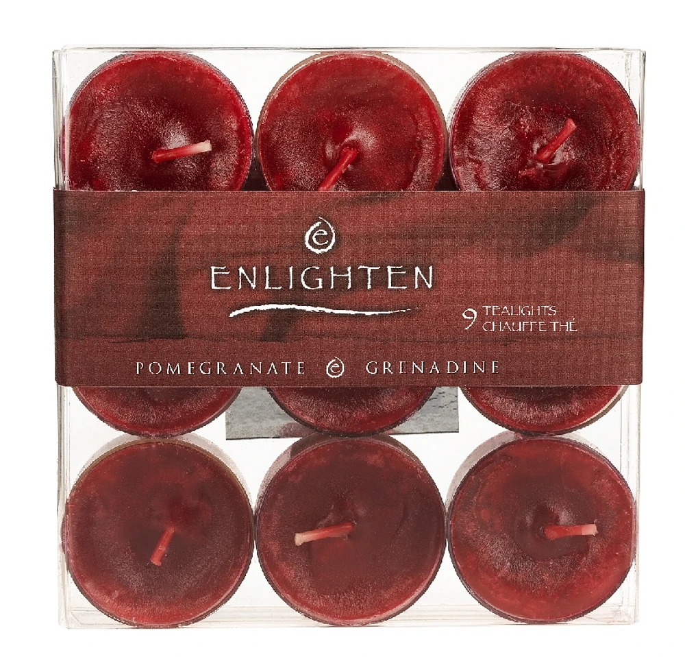 Enlighten Tealights - Pomegrante - 9 pack