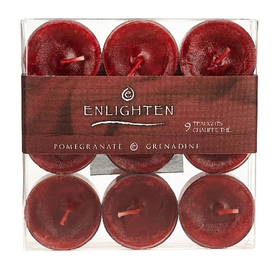 Enlighten Tealights - Pomegrante - 9 pack