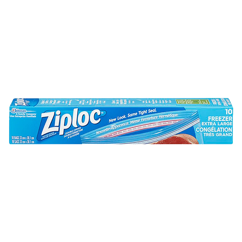 Ziploc Freezer Bags Extra Large - 10s