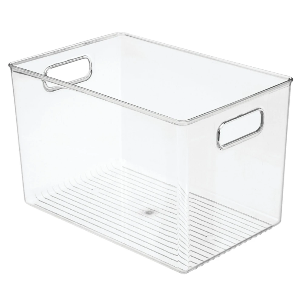 InterDesign Linus Bin - Clear - 12x8x8cm