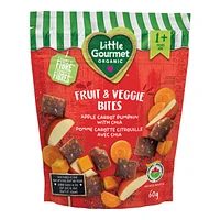 Little Gourmet Bright Blends Pumpkin Apple with Chia - Fruit and Veggie Bites - 60g