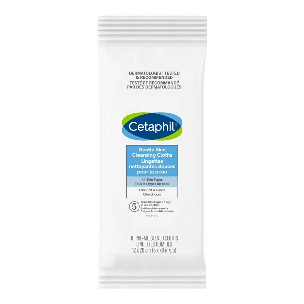 Cetaphil Gentle Skin Cleaning Wipes - 10s