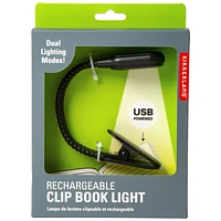 Kikkerland Recharge Booklight - Black 