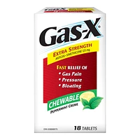 Gas-X Extra Strength Antigas Tablets - 18s