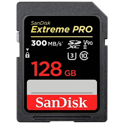 SanDisk 128GB Extreme PRO UHS-II SDXC Memory Card - SDSDXDK-128G-CNCIN