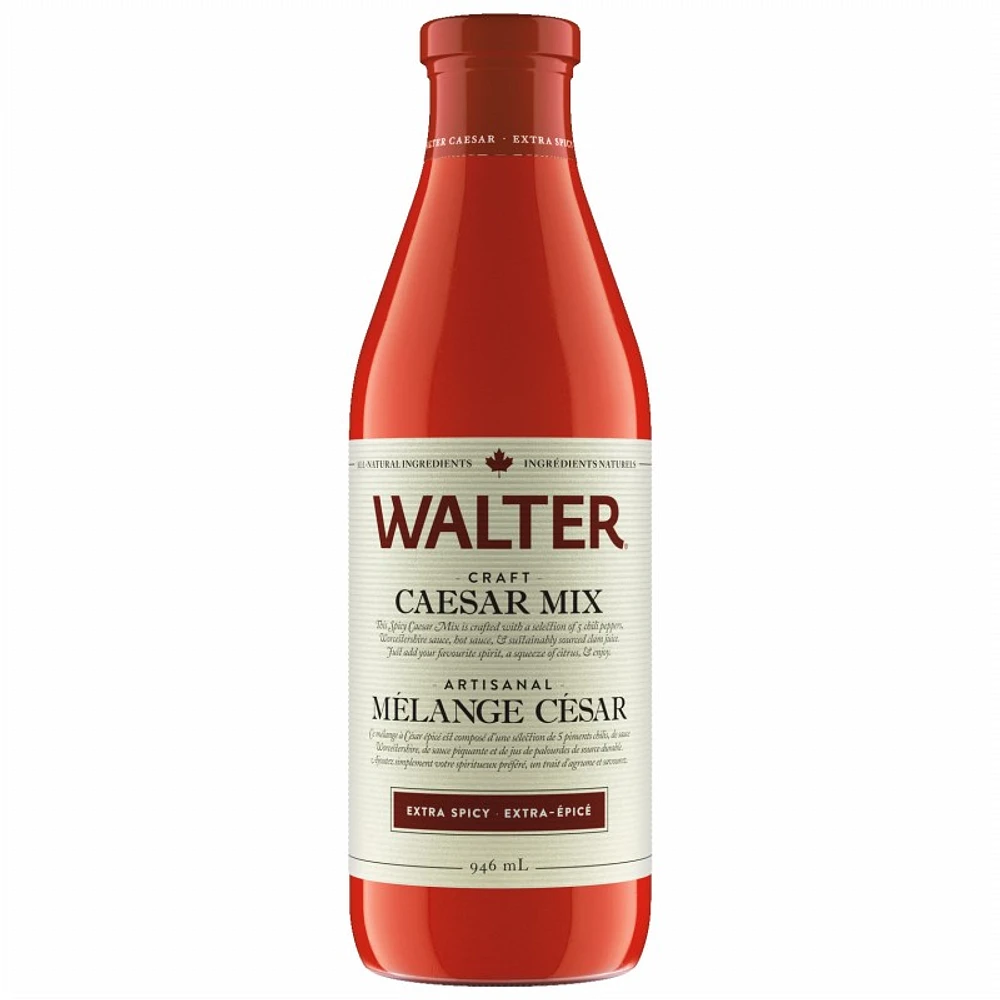 Walter Xtra Spicy Caesar Mix - 946 ml